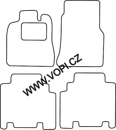 Autokoberce Mercedes A W168 dlouhý 1997 - 2004 Perfectfit (2930)